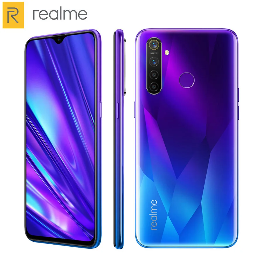 Мобильный телефон Realme 5 Pro, версия ЕС, 4 ГБ/8 ГБ ОЗУ, 128 Гб ПЗУ, Восьмиядерный процессор Snapdragon712, 6,3 дюймов, 1080x2340 P, 4035 мАч, две sim-карты, Android