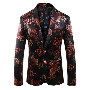 

2020 Men Quality Retro Vintage Syle Men Blazer Slim Fit Coat Male Jacket