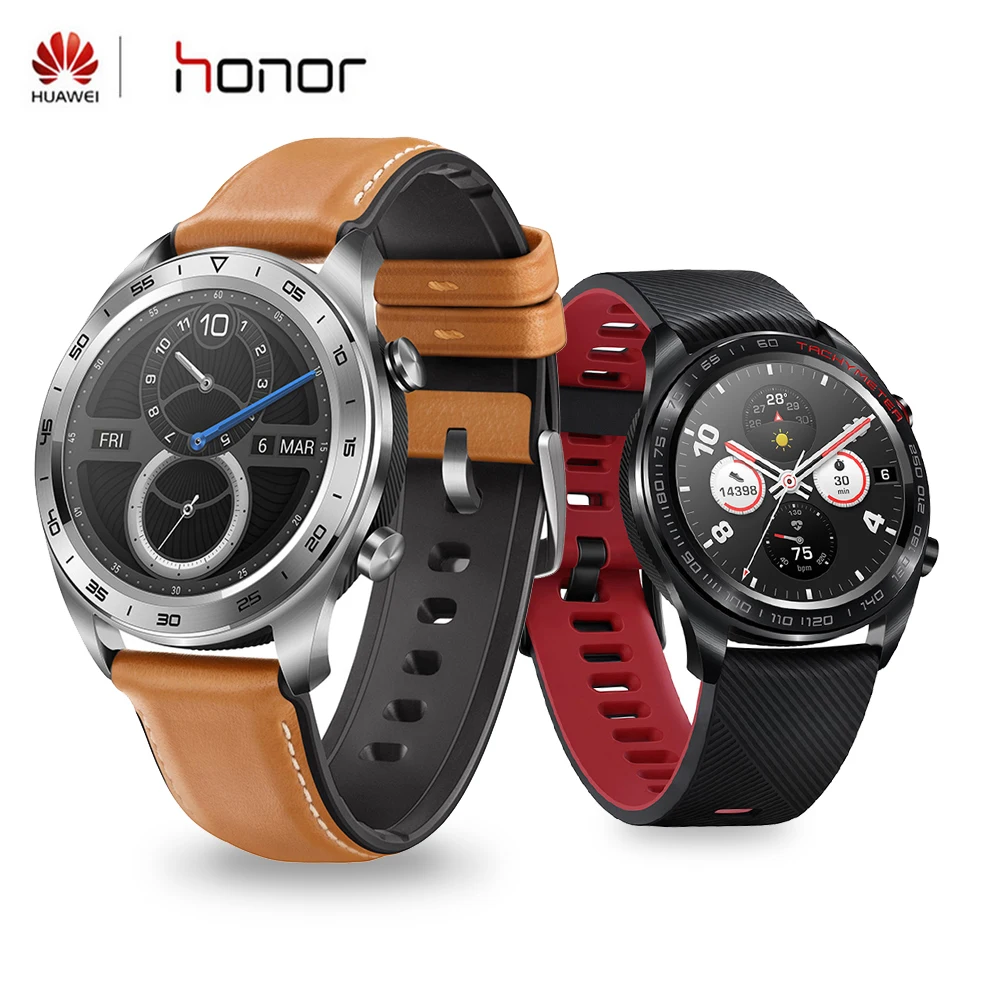 

For Huawei Honor Watch Magic Smart Watch NFC GPS 5ATM WaterProof Heart Rate Tracker Sleep Tracker Working 7 Day Message Reminder
