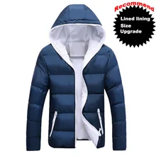 Мужские парки ярких цветов, Мужская парка с капюшоном, мужская одежда, пальто для мужчин, хлопковая осенняя и зимняя одежда