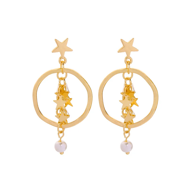 Модные серьги-Капли Ювелирные изделия Bijoux Новые Горячие Оптовые круг цвет