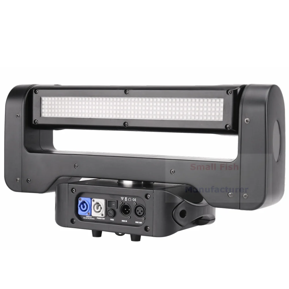 4Pcs/Lot LED 500X0.2W RGB 3IN1 Double Sides LED Moving Head Light DMX512 Stage Dj Lighting Effect Strobe Lights Wash Flash Light