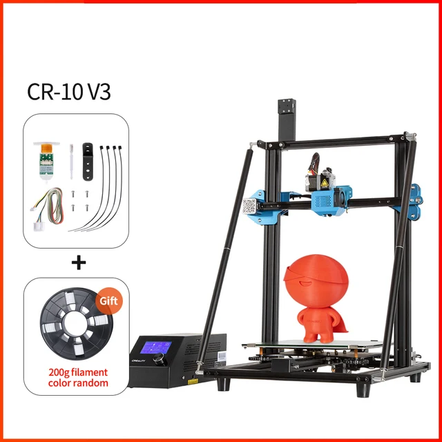 latest 3d printer Creality 3D CR-10 V3 3D Printer TMC2208 Silent Motherboard Resume Printing Taitan Direct Drive Large Size MW Power Supply best budget 3d printer 3D Printers