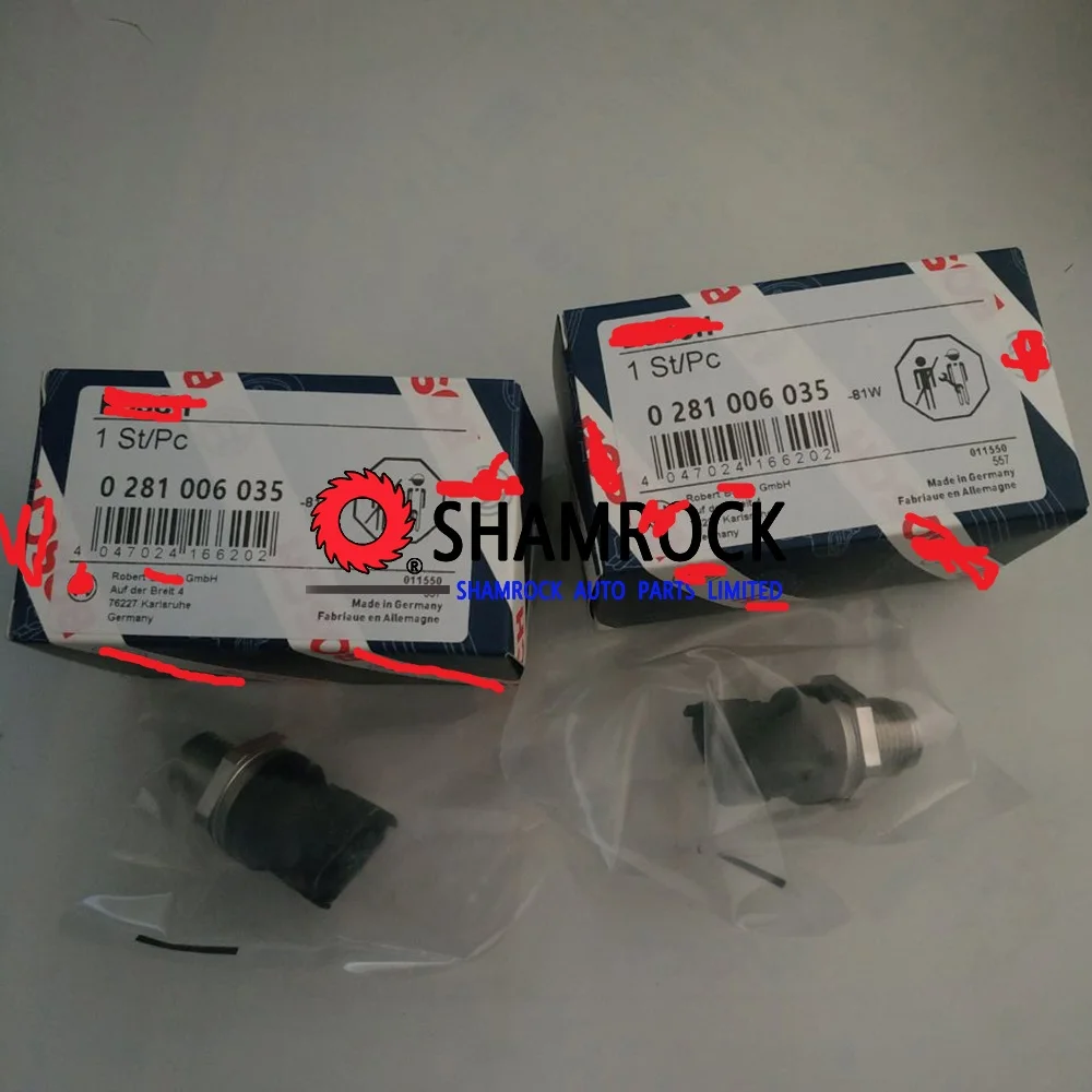 

Fuel Rail Pressure Sensor Common Regulator OEM 0281006035/314012F000 Hhyundai Grand ix35 ix55 Santa Kkia Sedona Sorento Sportage
