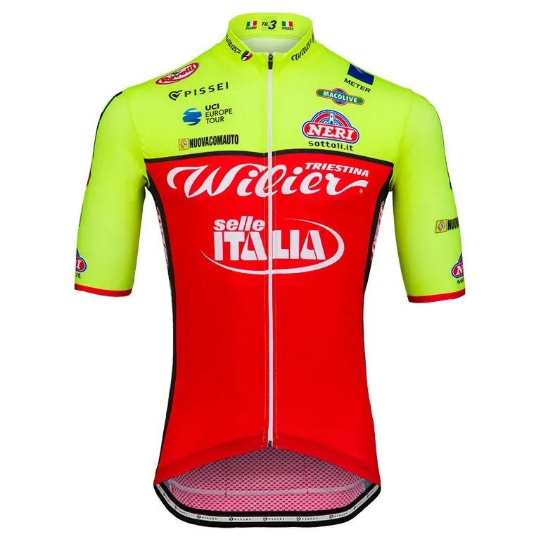 Wilier Triestina короткий рукав Велоспорт Джерси нагрудник НАБОРЫ MTB велосипед одежда ремень Майо Ropa Ciclismo велосипед одежда 9D гелевая подкладка - Цвет: Серебристый