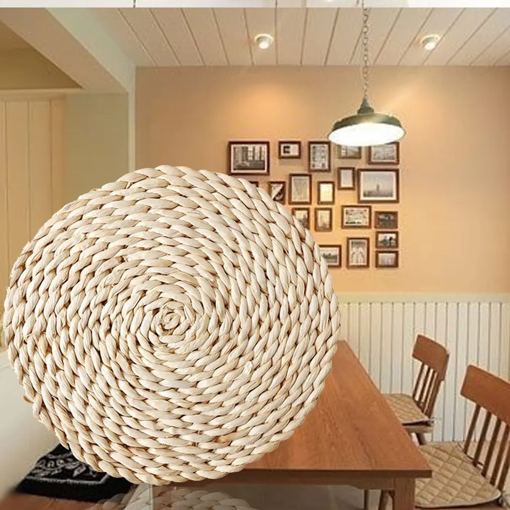 Japanese Natural Corn Fur Weave Pad Thickened Insulation Tea Mat Table Mat Heat-Resistant Casserole Pad Cushion