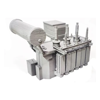 

1:87 HO Scale G9 Three-Phase Oil-Immersed Transformer Model Power Station Sand Table Scene Decor(No Figures ) - Grey