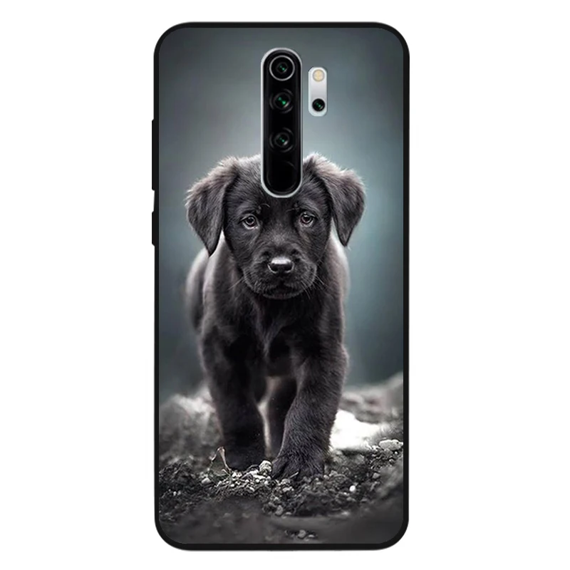 Labrador Dog black Phone Case For Xiaomi Redmi note 9 8 7 6 5 4 Pro S for redmi 4A 4X 5 Plus 5A 7A Cover xiaomi leather case design