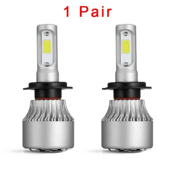 

2pcs 1 Pair H7 LED Headlight Bulb Conversion Kit High Low Beam Fog Lamp 6000K HID Brand New And High Quality