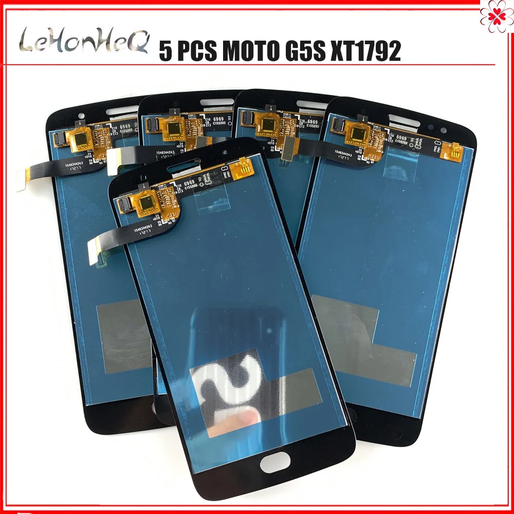 5 шт./лот активно-матричные осид с ЖК-дисплеем для Motorola MOTO G5S XT1792 XT1793 XT1794 ЖК-дисплей