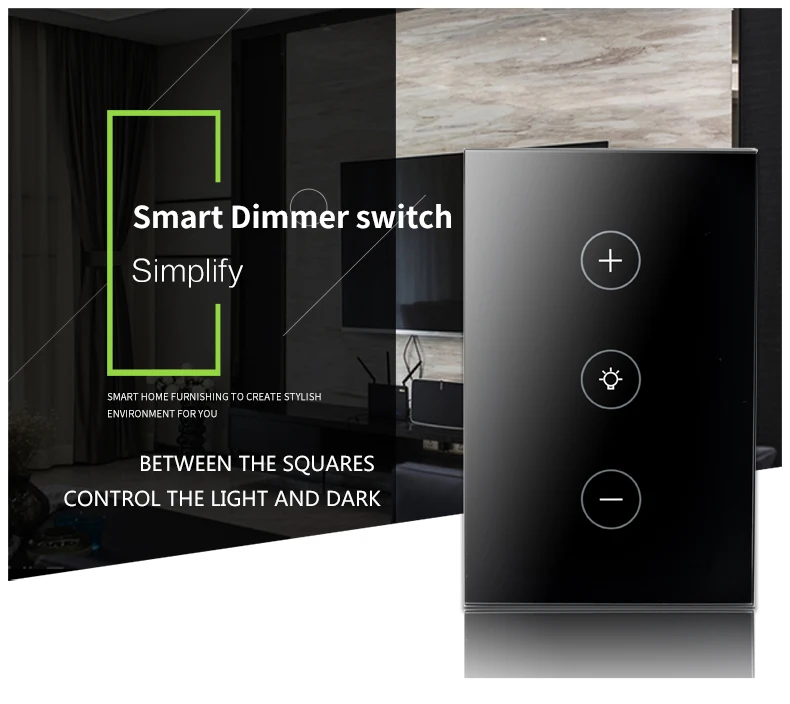 Стандарт США Smart WiFi регулируемый световой выключатель, стеклянная Сенсорная панель беспроводной пульт дистанционного управления в любом месте, Функция синхронизации не требуется концентратор
