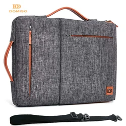 DOMISO — Sac antichoc à manches avec sangle à multiple usages, accessoire pour ordinateur portable et Notebook de 10/13/14/15,6 et 17 pouces, couleur grise 