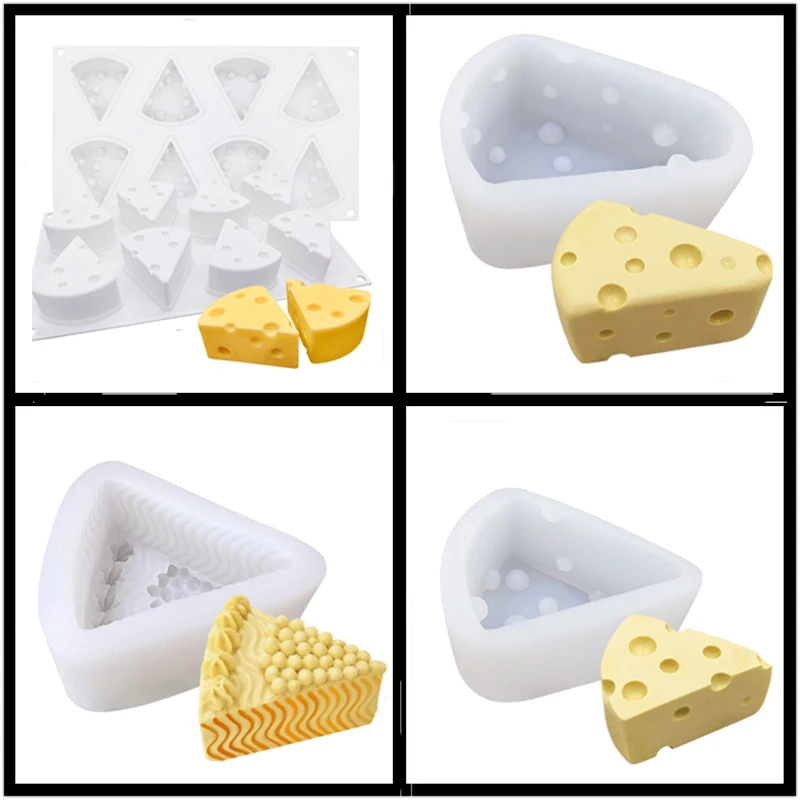 

Cheese Shaped Cake Mold DIY Soap Silicone Mould For Baking Dessert Mousse Fondant Molds Party Cake Decoration Tools Bakeware