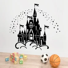Cartoon Disney Dreaming Castle Vinyl Wall Stickers For Home Decor Living Room Kids Room Decoration Mural Wall Art DIY Decals Cartoon Disney Dreaming Castle Vinyl Wall Stickers For Home Decor Living Room Kids Room Decoration Mural Wall Art DIY Decals