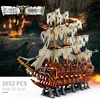 16016 Flyings The Nether Lands Set Pirate Ship Pirates of the Boat Building Blocks Bricks