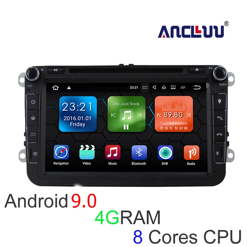 8 "Android 8.0 4 г Оперативная память dvd-плеер автомобиля для VW/Volkswagen/POLO/Passat/Golf /Бора/Skoda/Octavia автомагнитолы GPS навигатор