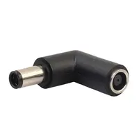 connector מתאם ישר ראש 7.4 * 5.0 Elbow DC Power מטען מתאם ממיר Connector עבור DELL HP 7.4X5.0 כדי 7.4X5.0mm (1)