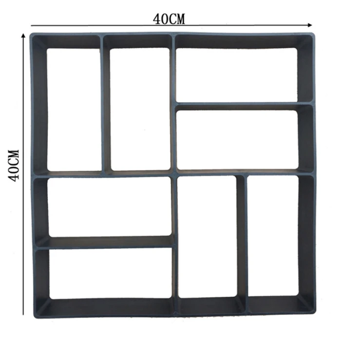 HOT Garden Path Making Mould DIY Concrete Pavement Garden Path Mold TI99