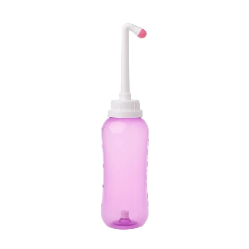 500ml Plastic Pink Bidet Sprayer Personal Cleaner Hygiene Bottle Spray Washing Empty Portable Bottle