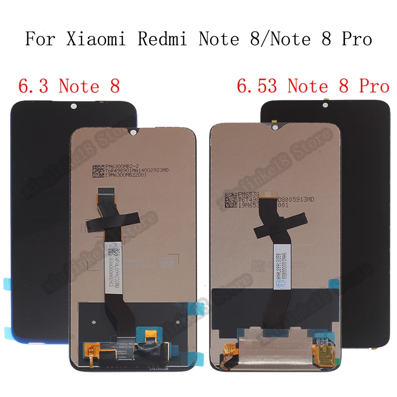 

For Xiaomi Redmi note 8 note 8 Pro lcd Display+Touch Screen Digitizer Assembly Replacement Parts For Redmi note8 lcd Repair kit