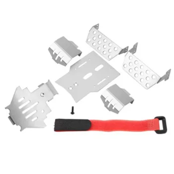 

For TRX4 TRX-4 T4 RC Model Accessories Stainless Steel Front Bumper Lower+Shaft+Gear Box Installation Protection Sk