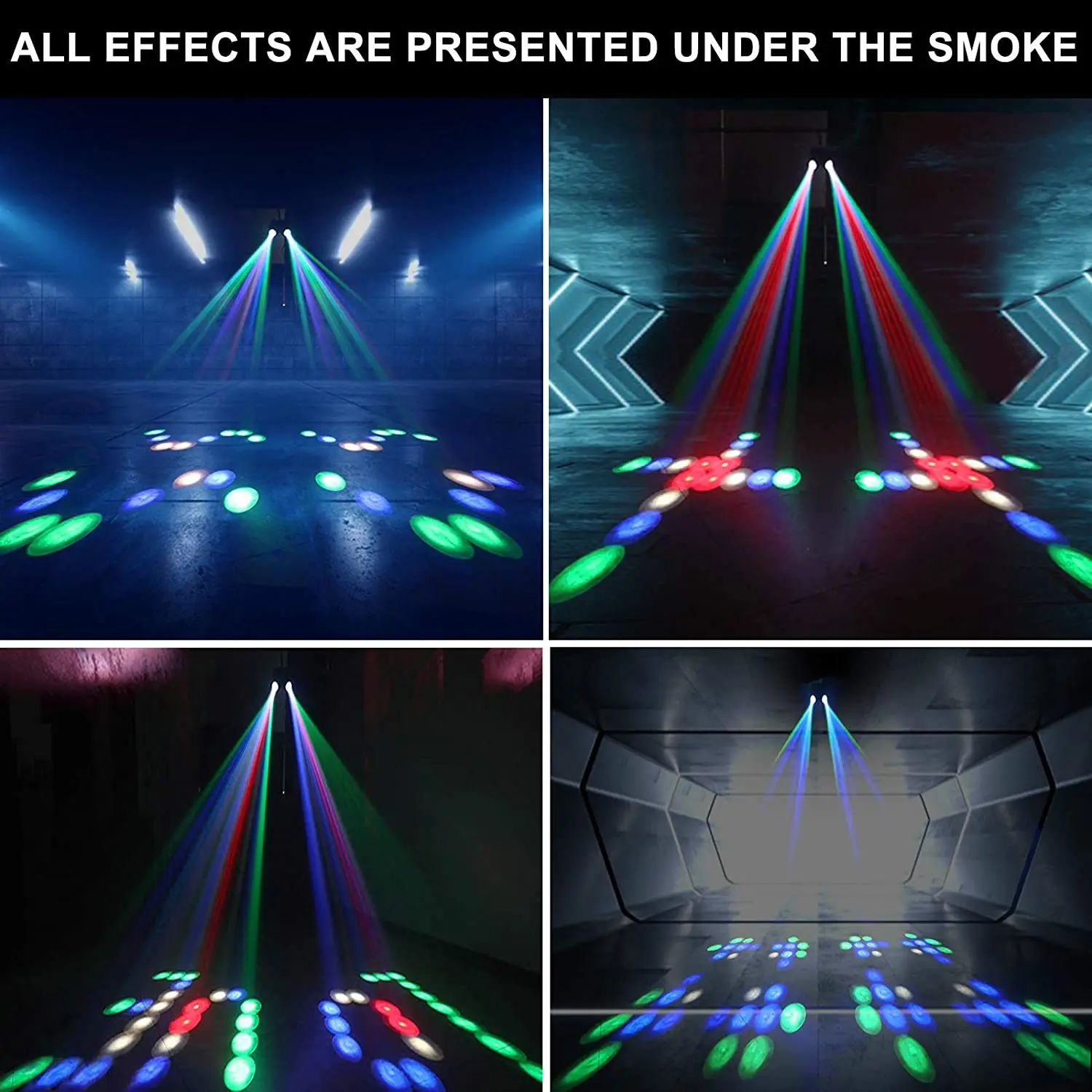 Double Head Disco Stage Light  Disco U Stage Lighting Effect - Led Head  Disco Lamp - Aliexpress