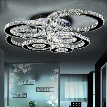 Plafones LED De cristal modernos para sala De estar, luminarias para sala De estar, lámpara De Techo, accesorio para dormitorio