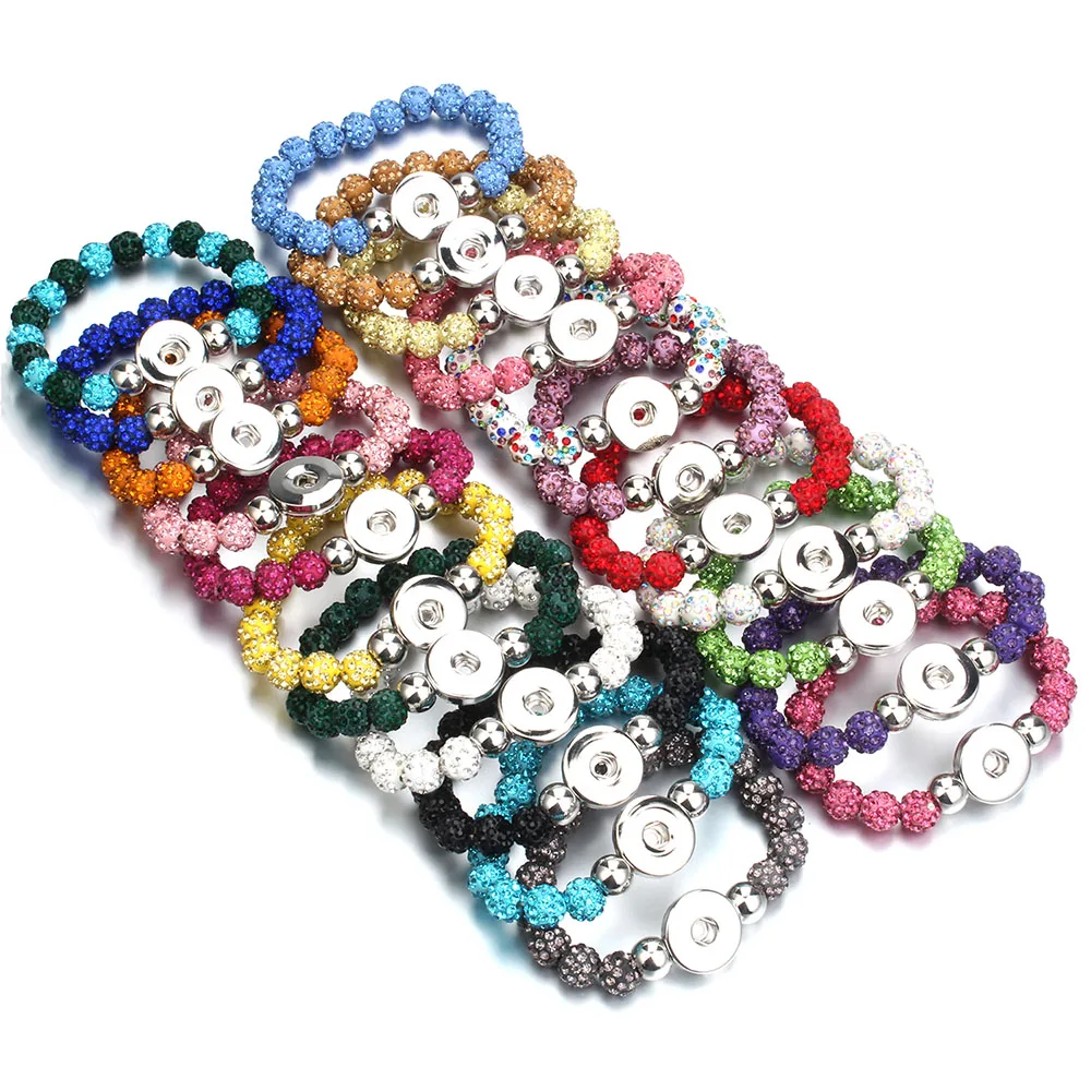 Women Snap Button Bracelets Beaded Snap Bracelet Handmade New Snap Jewelry 10mm Aliexpress