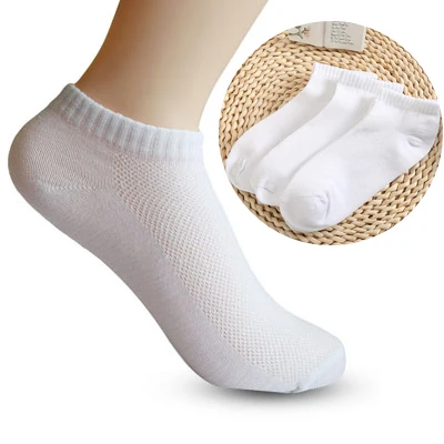 12pcs/6pair Women Socks Heart Dot Solid Cute Socks Short Woman Socks Slippers Cotton Blends Low Cut Ankle Boat Socks Summer White