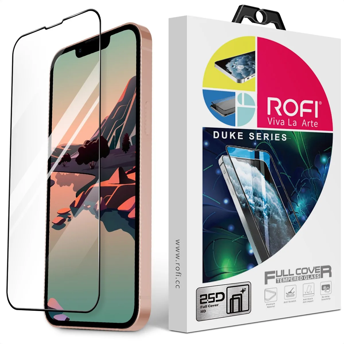 Tempered Glass Screen Protectors For iPhone 13/13 Pro Full Cover Dust