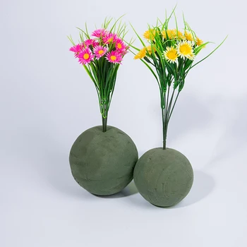 

Flower Ball Dried Flower Mud Sponge Blocks Simulation Flower Mud Wedding Fresh Flower Arrangement Tool Home Garden Decoration