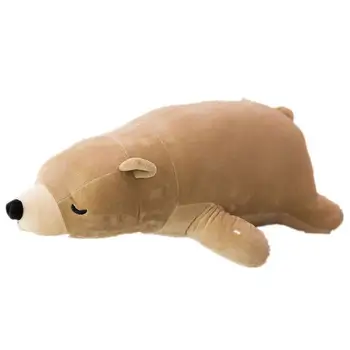 

Kuulee Cartoon Sleeping Polar Bear Cute Plush Toys Good Birthday Present Huggable Pillow for Kids Girls Gifts 50cm