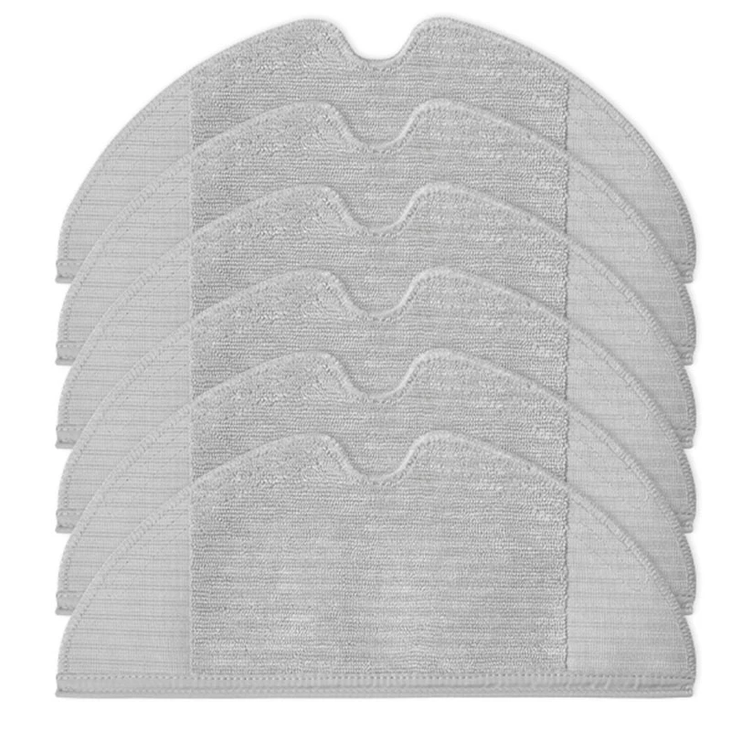 

-Suitable for Xiaomi Mijia 1C Robot Vacuum Cleaner Accessory 6Pcs Cleaning Cloth Mop, Used to Replace the Vacuum Cleaner