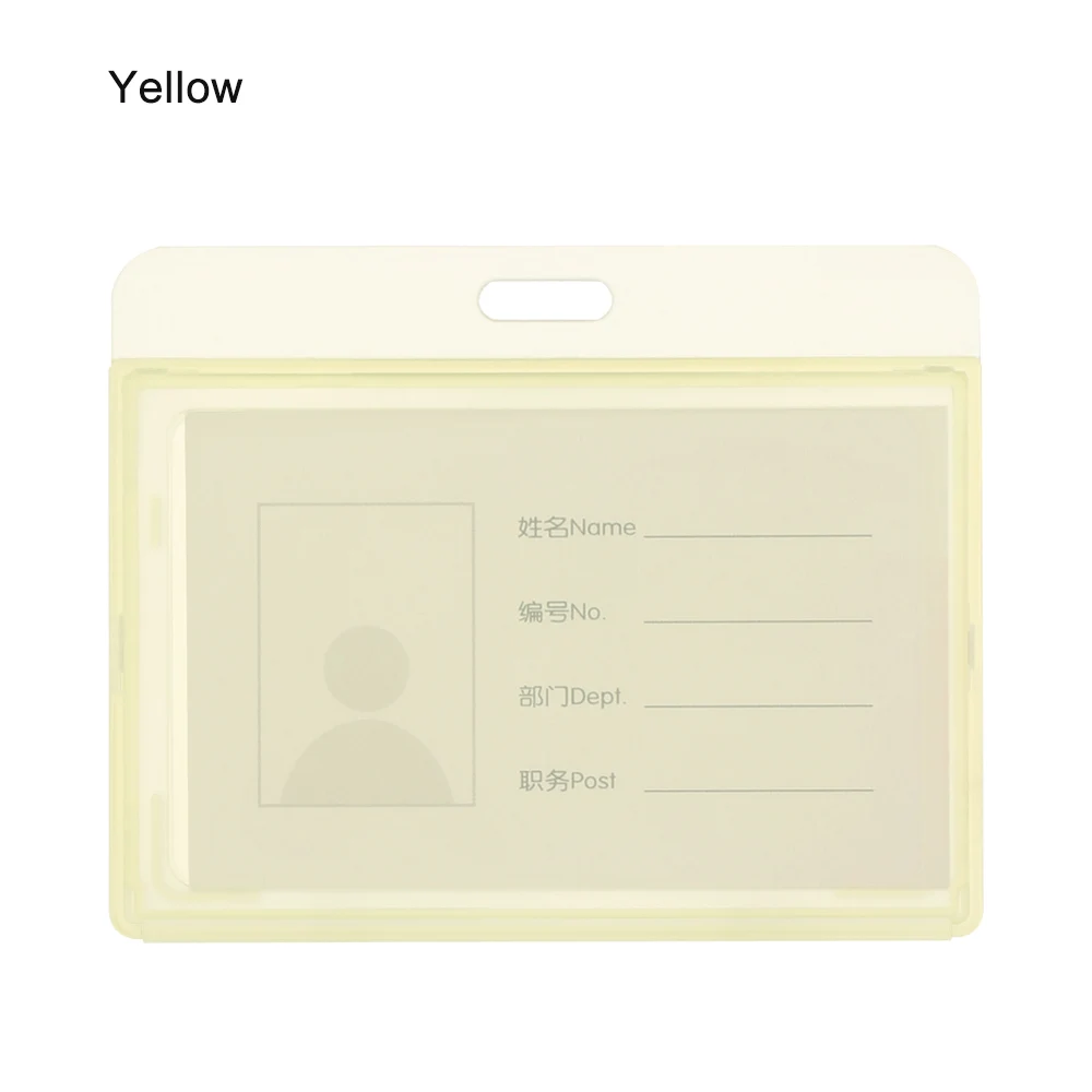 yellow 1 шт. прочный держатель карточек больница медсестры школа Входная защита и грудной бейджик ключ кличка Карта школьные офисные принадлежности - Цвет: yellow