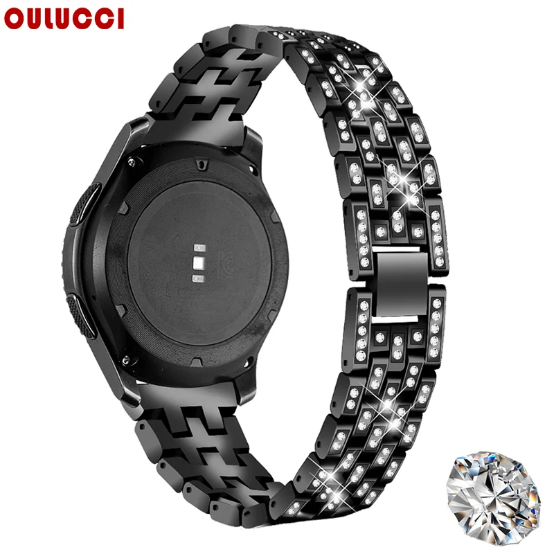 Oulucci нержавеющая сталь 20 мм для Correa samsung galaxy watch active 2 band galaxy 42 мм ремешок для Huami Amazfit Bip Молодежные часы