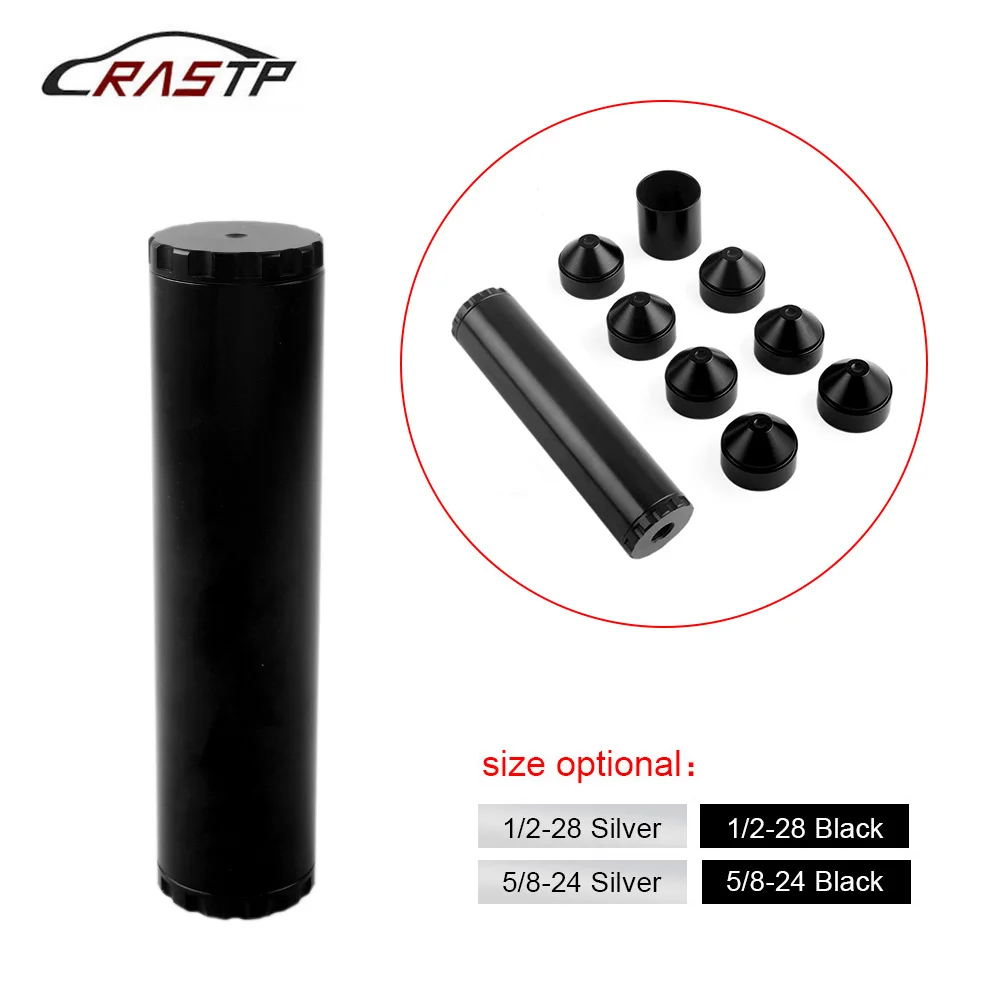 

RASTP-Aluminum 1/2-28 5/8-24 Car Fuel Filter Car Solvent Trap D Cell Storage Cup for NAPA 4003 WIX 24003 RS-OFI020