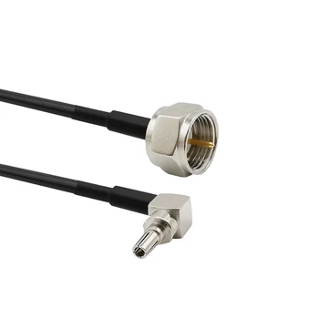 

3/6/9 Meter F Type Male Plug to CRC9 Male Right Angle RF Pigtail Wire RG174 Pigtail Cable for HUAWEI Model