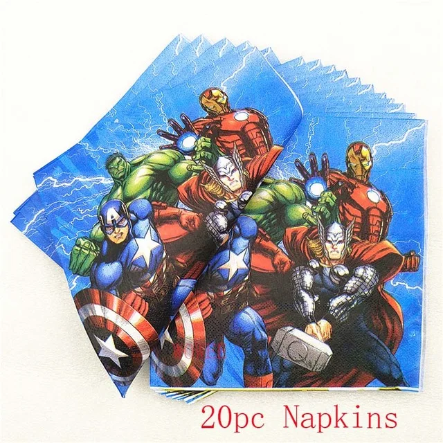 20pcs-Avengers-Party-Supplies-Paper-Napkin-Cartoon-Superhero-Theme-Party-For-Kids-Happy-Birthday-Decoration-Theme.jpg_640x640 (1)
