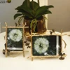 6/7 Inch Nordic Vintage Metal Butterfly Photo Frame Family Portrait Nightstand Desktop Square Golden Picture Frames Home Decor ► Photo 3/6