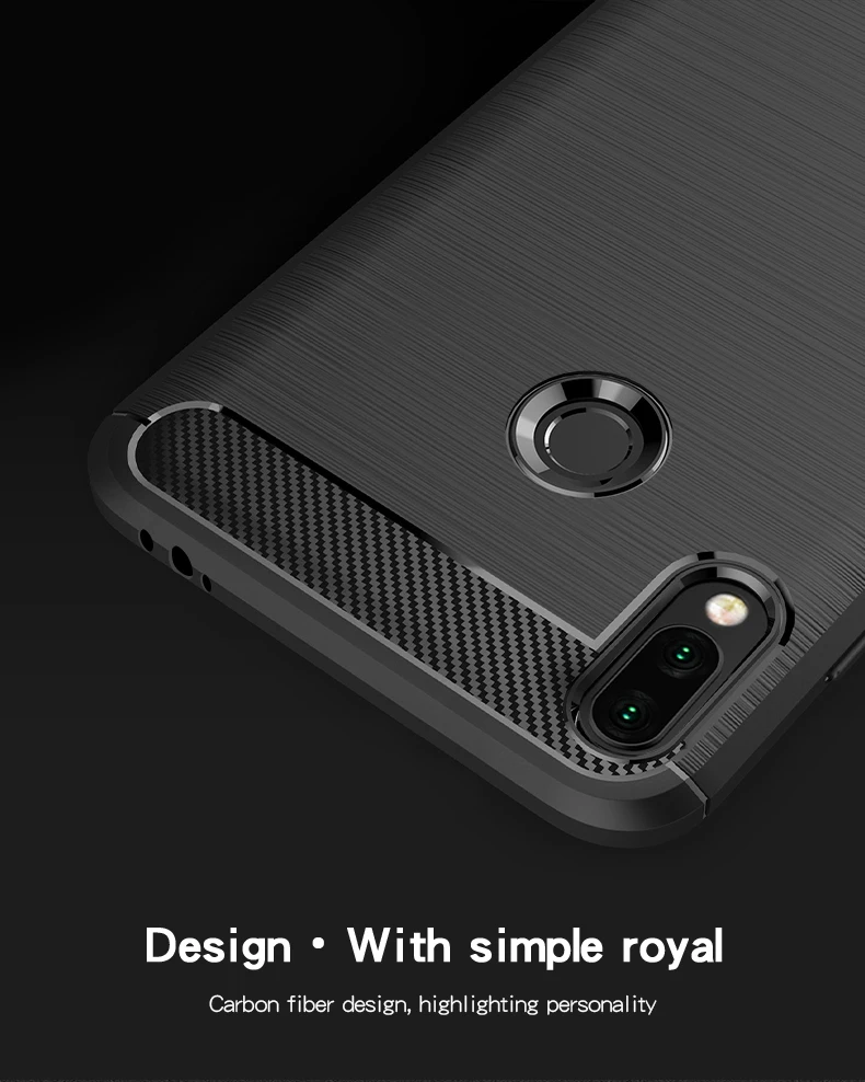 Mofi для Xiaomi Redmi Note 7 Pro чехлы из углеродного волокна чехлы для телефонов Силиконовые Мягкие модные ТПУ задняя крышка Redmi Note 7 чехол для телефона