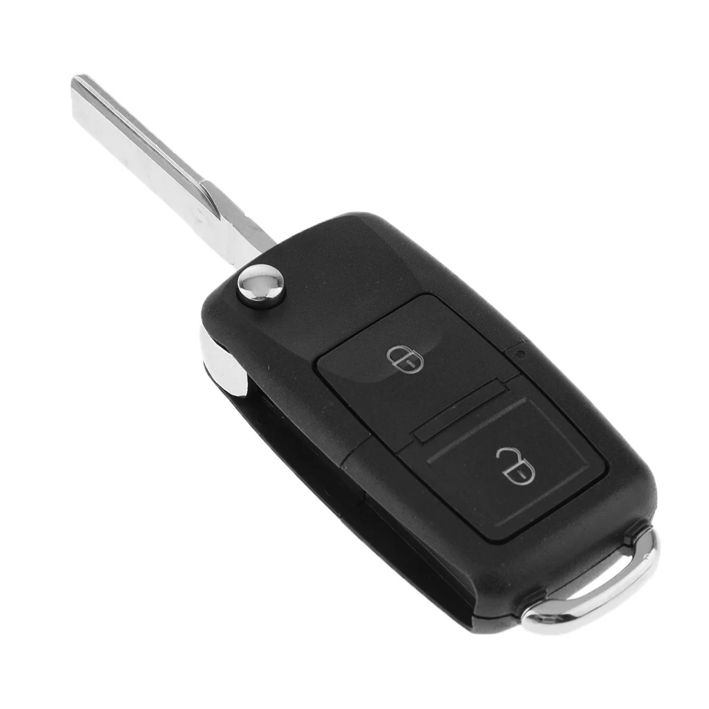 2 Buttons Car Flip Remote Key ID48 Chip For VW Bora Golf MK4 Part Number:1J0959753CT