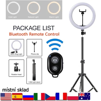 

ring light LED Light Night Phone Flash Light LED Led Clip Clip on Mobile Phone Selfie Dálkové ovládání Ring Light Video Usb