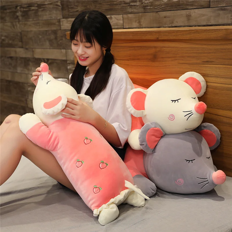 

Simulation Plant Fruit Rat Pillow Peach Plush Toys Stuffed Strawberry Mouse Soft Lovely Gift for Girl Food Pillow Fruits Toys
