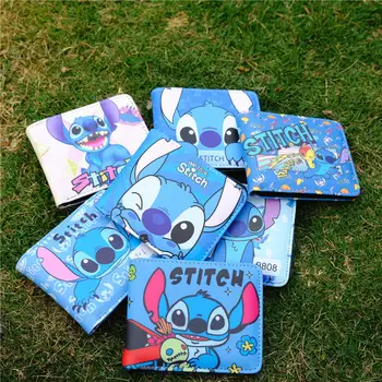 

Anime Game Lilo And Stitch Coin PU Leather Wallet Purse Bag Holder Layer Cool Hot 7style