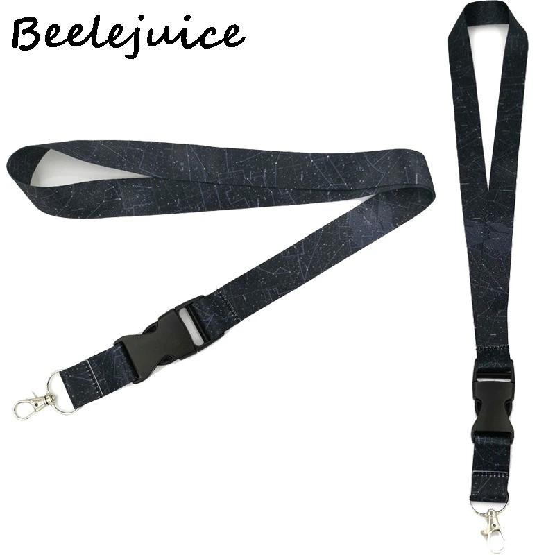 GPS Network lines Pattern Lanyard for Keys Phone Cool Neck Strap Camera Whistle ID Badge Cute webbings ribbons Gifts | Мобильные