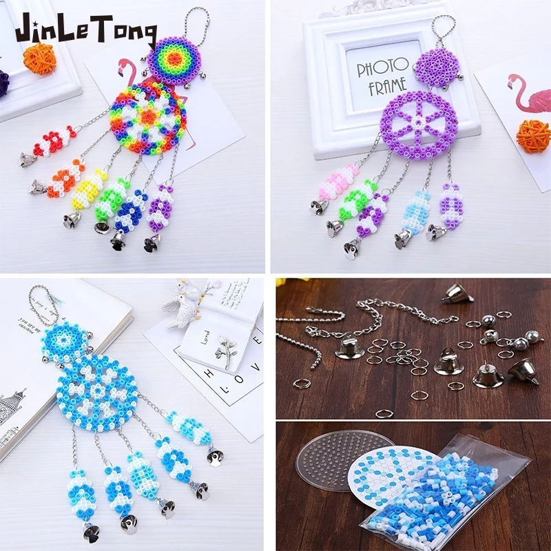 5mm Pindou Wind Chime Card Set Hama Beads For Kids Lron Fuse Beads Diy Puzzles High Quality Gift Children Toy Model Building Kit