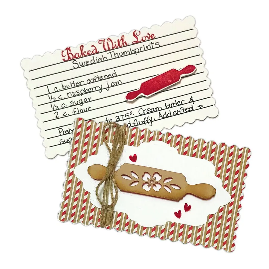 

New 2019 Metal Cutting Dies and Scrapbooking For Paper Making Background Recipe Card Embossing Without Stamps Frame Card Craft