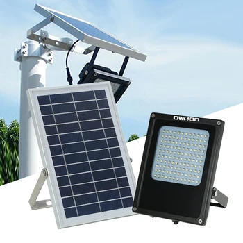 

OWSOO Solar Powered Floodlight 120 LED Solar Lights IP65 Waterproof Outdoor Security Lights for Home, Garden, Lawn