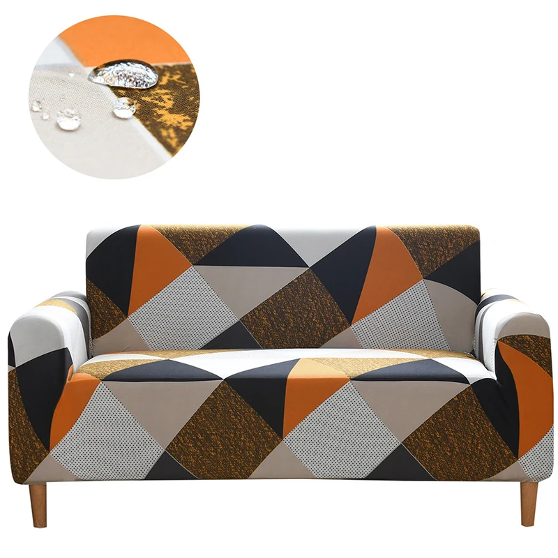 

1/2/3/4 Seater Sofa Cover For Living Room Non-slip Stretch Slipcover Couch Cover Floral Universal Elastic Waterproof Sofa Case