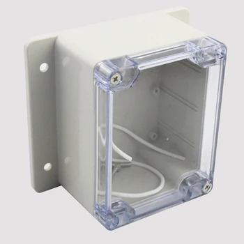 

Waterproof Case Clear Cover Plastic DIY Electronic Project Box W/ 4 Screws